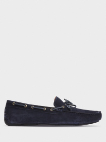 Мокасини GRAF shoes модель 7574A002 NAVY SUEDE Фото