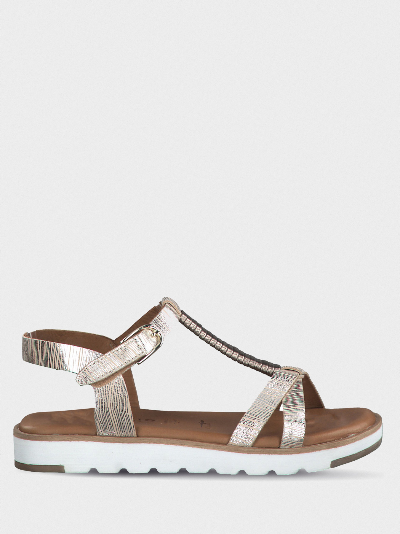 Сандалии Tamaris модель 28600-24-194 CHAMPAGNE MET. Фото