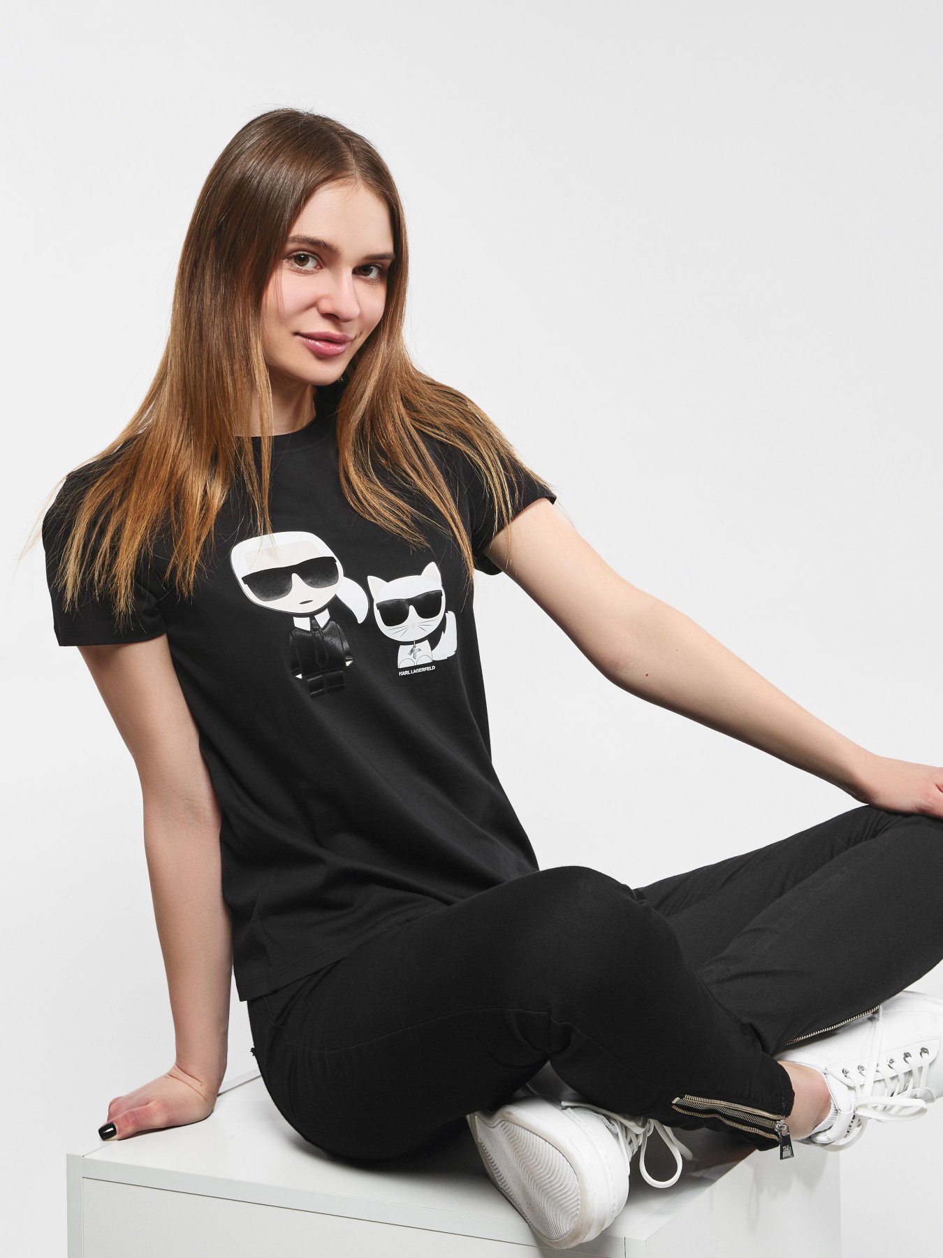 Футболки и поло Karl Lagerfeld модель 201W1705_999_0041 Фото
