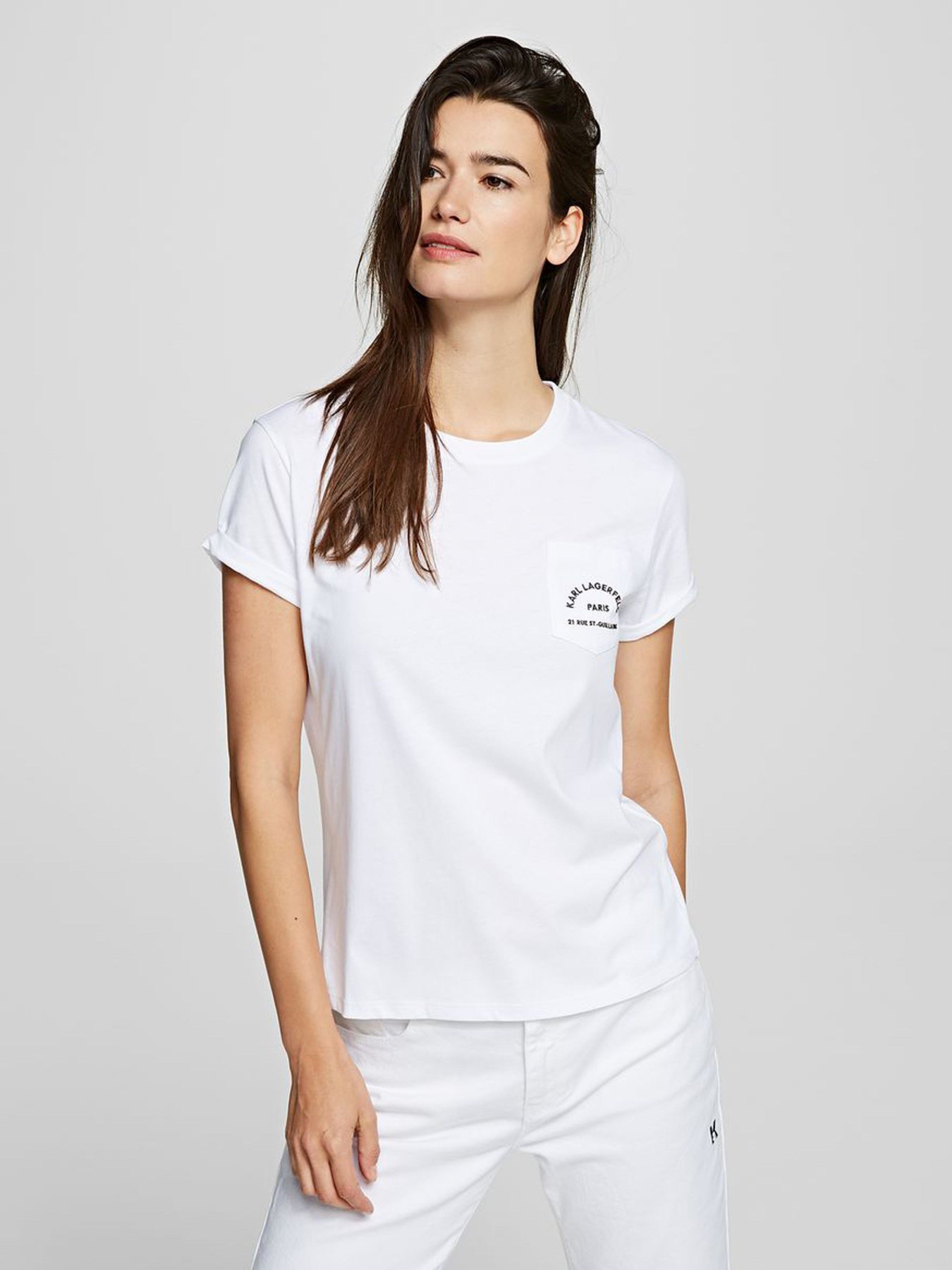 Футболки и поло Karl Lagerfeld модель 201W1703_100_0041 Фото