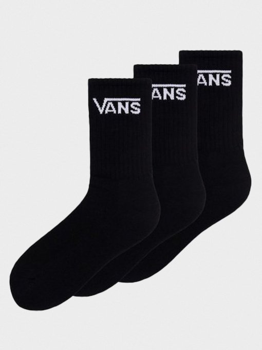 Шкарпетки Vans Kids Classic Crew 31,5 - 38 модель VN000XNQBLK1 Фото