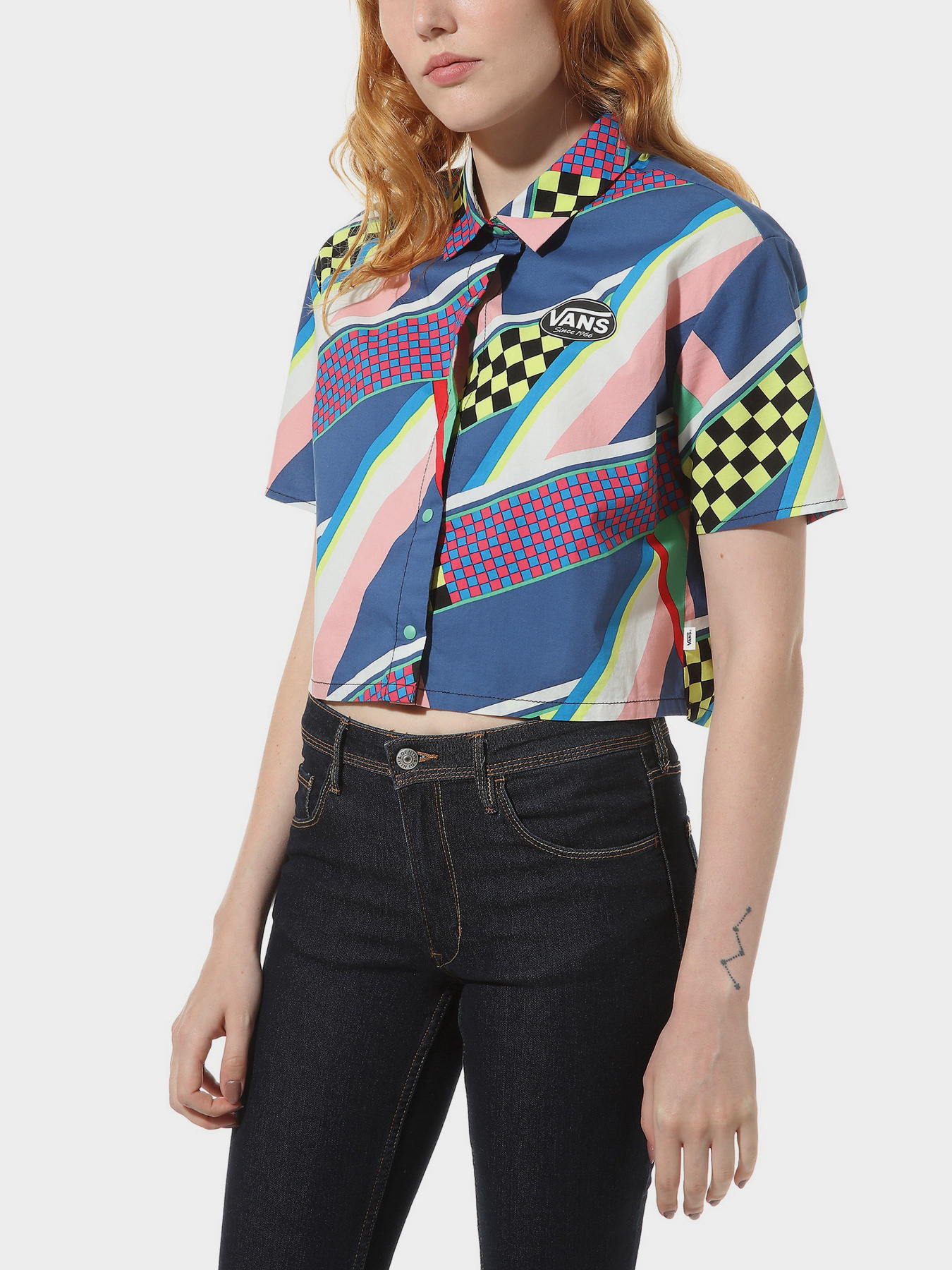 Блуза с коротким рукавом Vans RAMP TESTED TOP модель VN0A4OTO4481 Фото