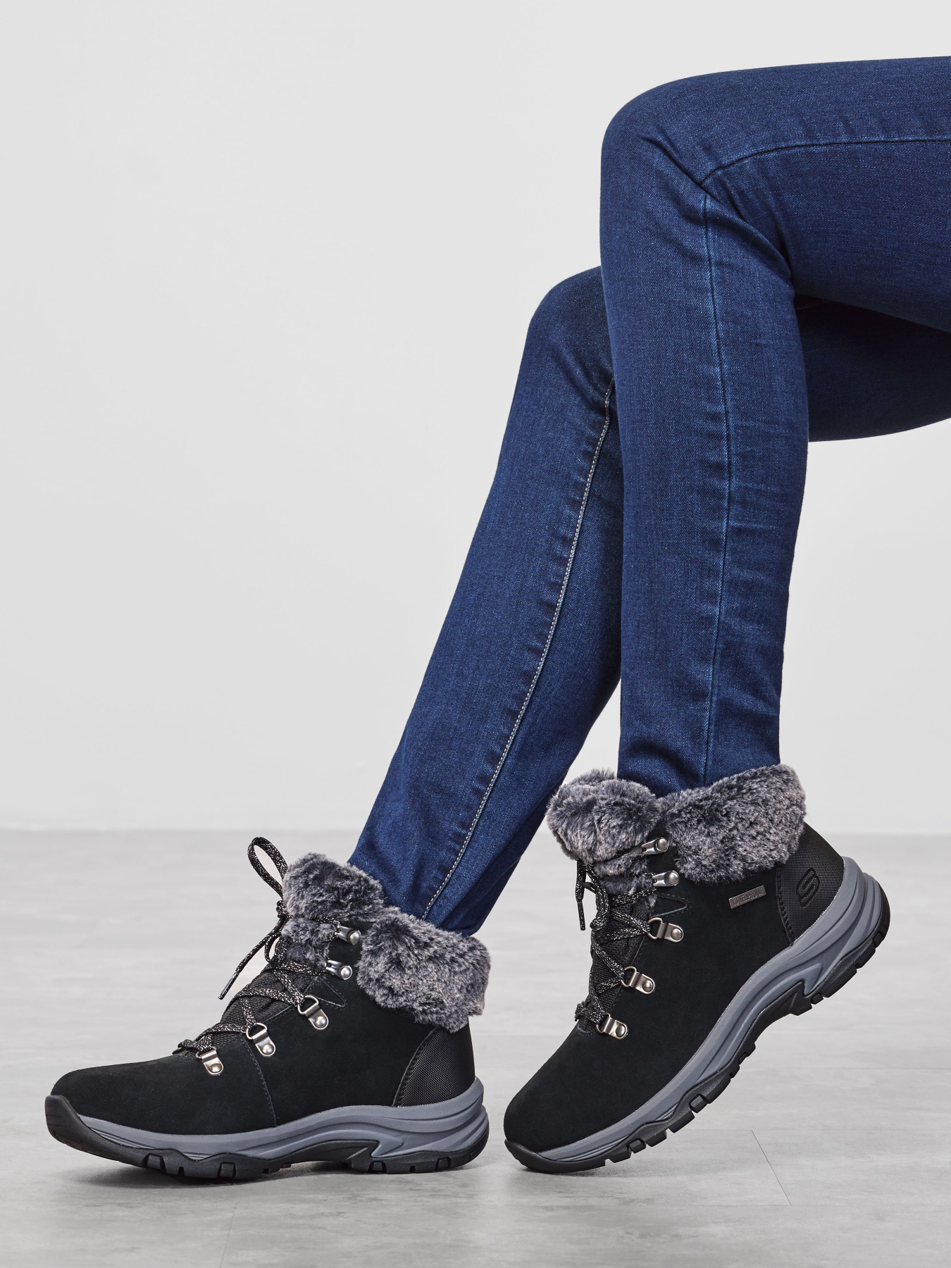 Ботинки Skechers Relaxed Fit® Trego - Falls Finest модель 167178 BLK Фото