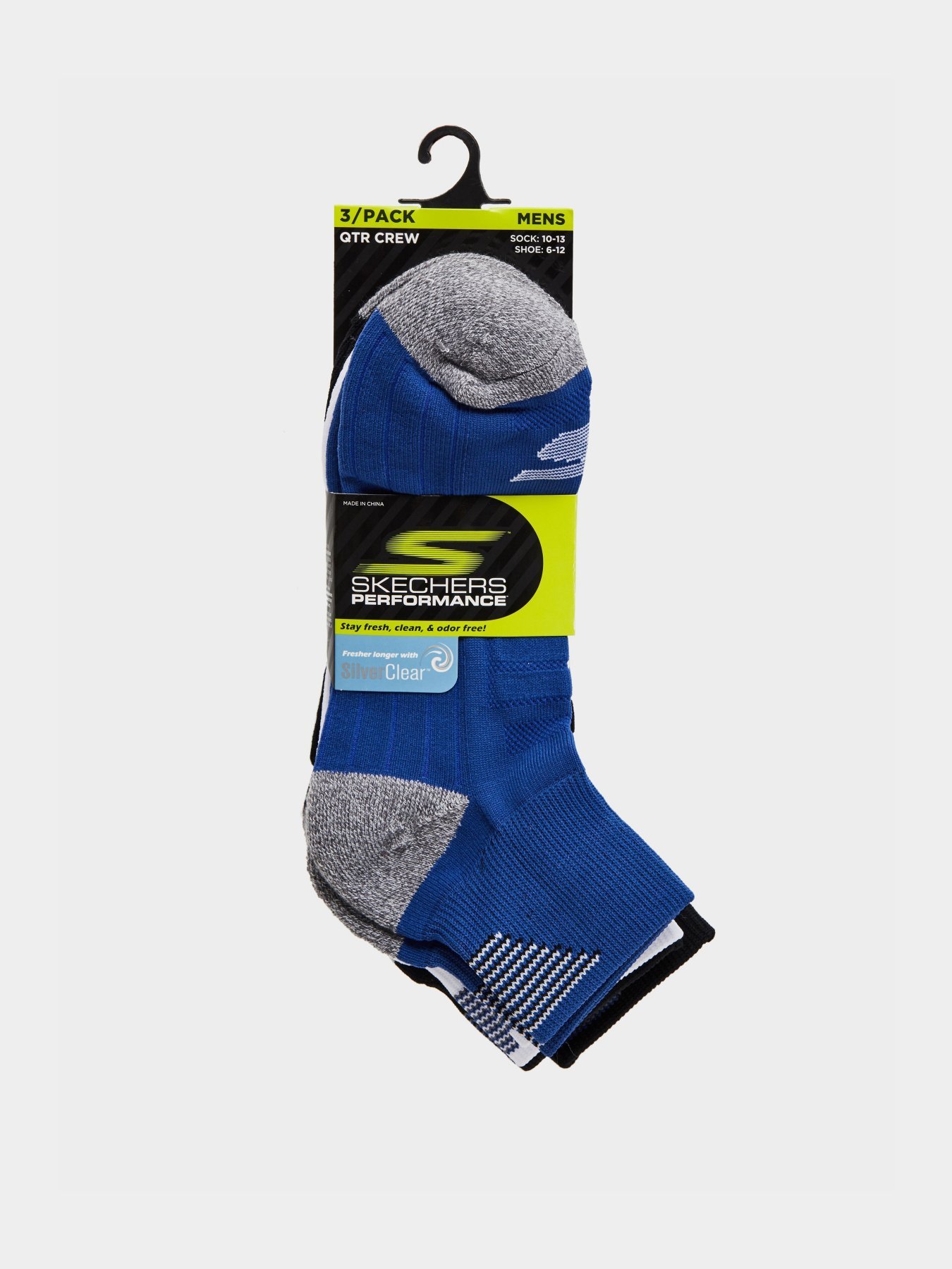 Набор носков Skechers 3 Pack QTR Crew Performance модель S114662-462 Фото