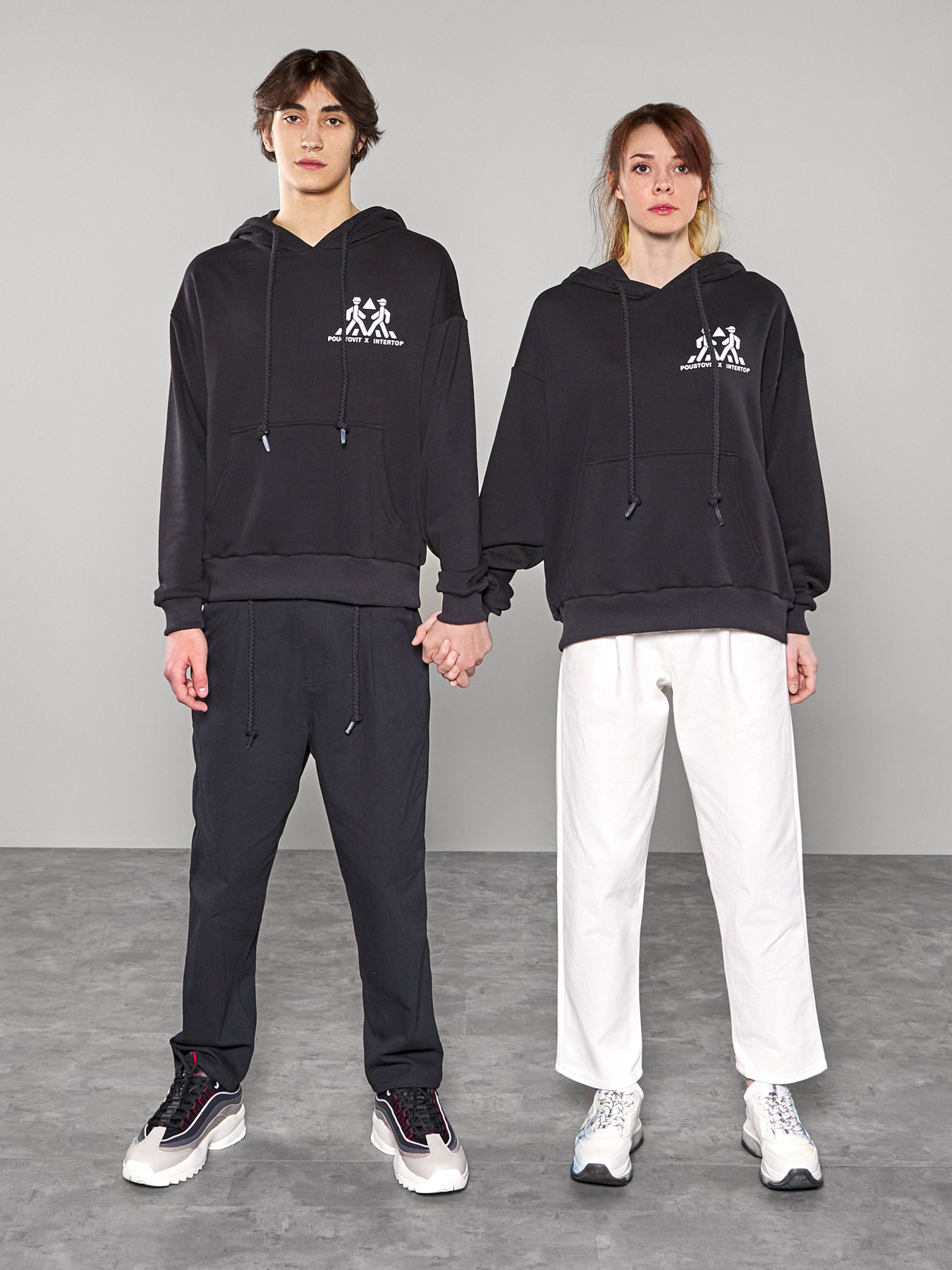 Худи POUSTOVIT X INTERTOP модель ITOPPOUS(худиУЧ)05 Фото