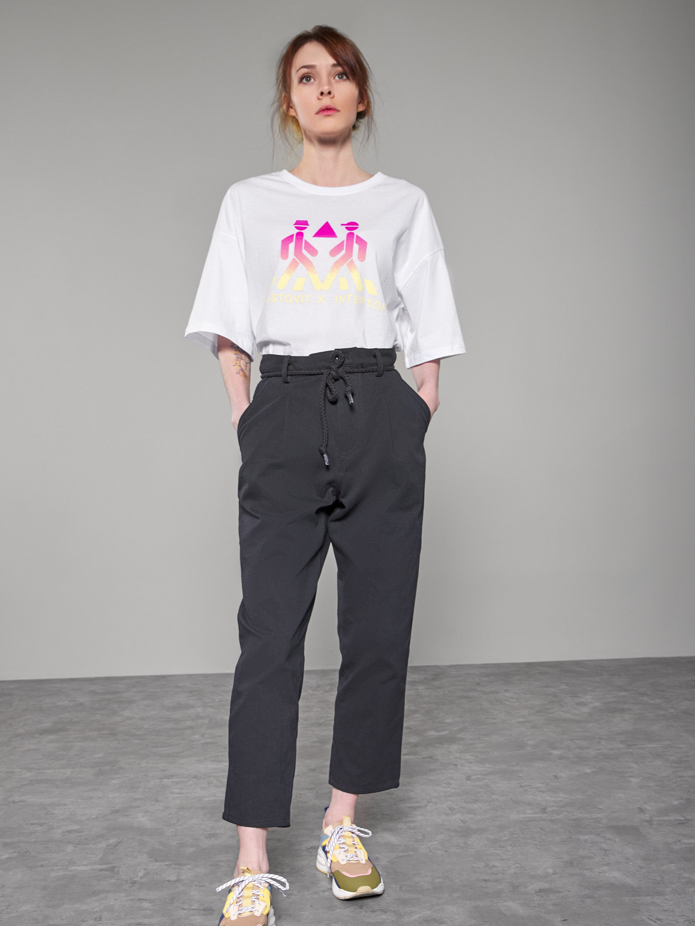 Брюки повседневные POUSTOVIT X INTERTOP модель ITOPPOUS(штанЖЧ)08 Фото