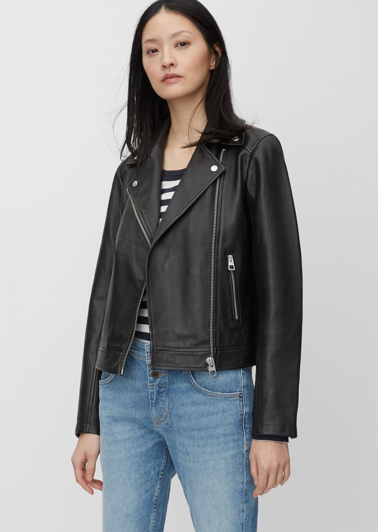 Куртка кожаная Marc O’Polo модель 000700373015-990 Фото