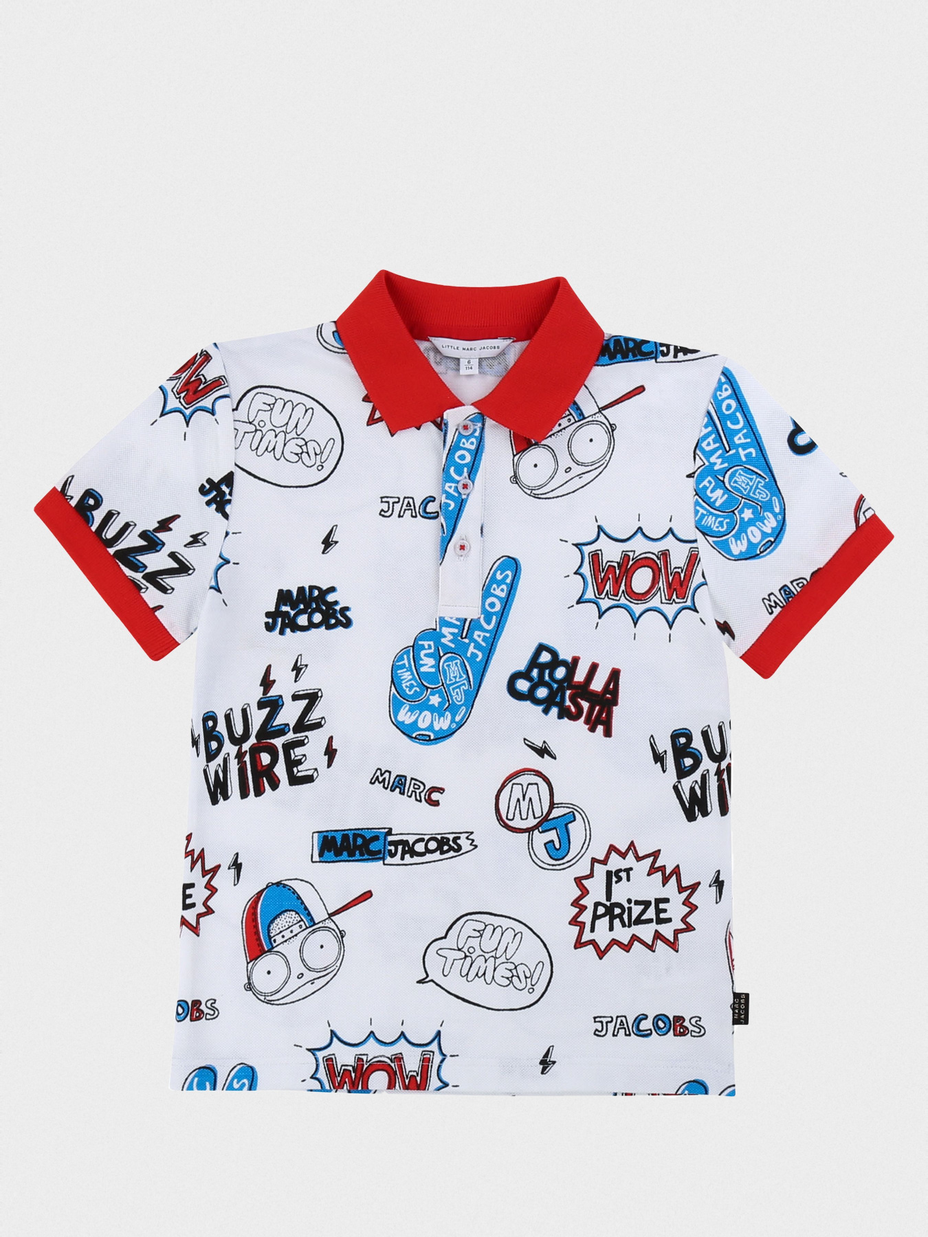 Поло с коротким рукавом Little Marc Jacobs модель W25420/N79 Фото