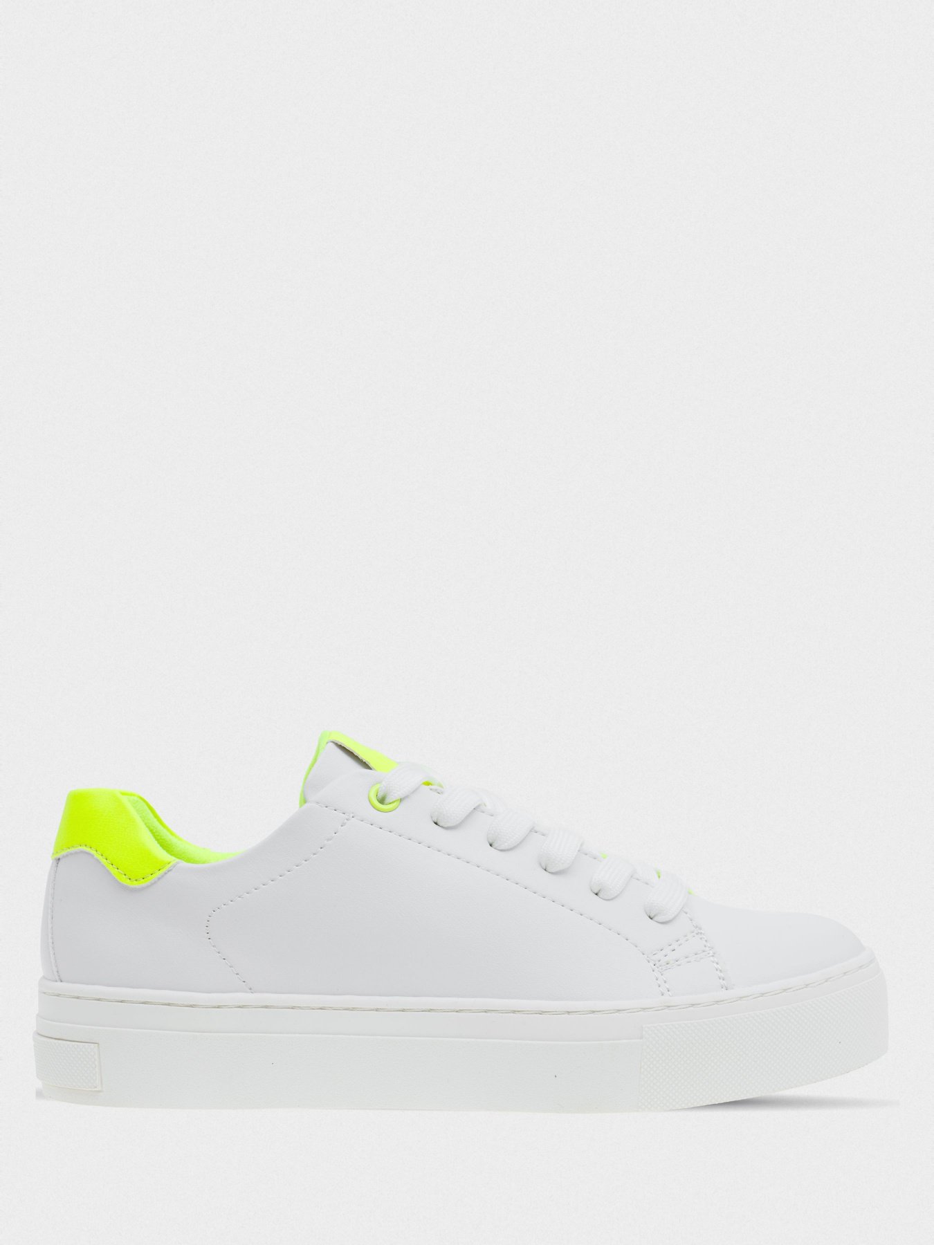 Кеди низькі Marco Tozzi модель 23764-34-132 WHITE/NEON YEL Фото