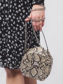 Кросс-боди Marco Tozzi модель 61008-24-349 sand/snake Фото