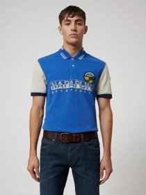 Поло Napapijri EISHOP модель NP0A4E2NBB41 Фото