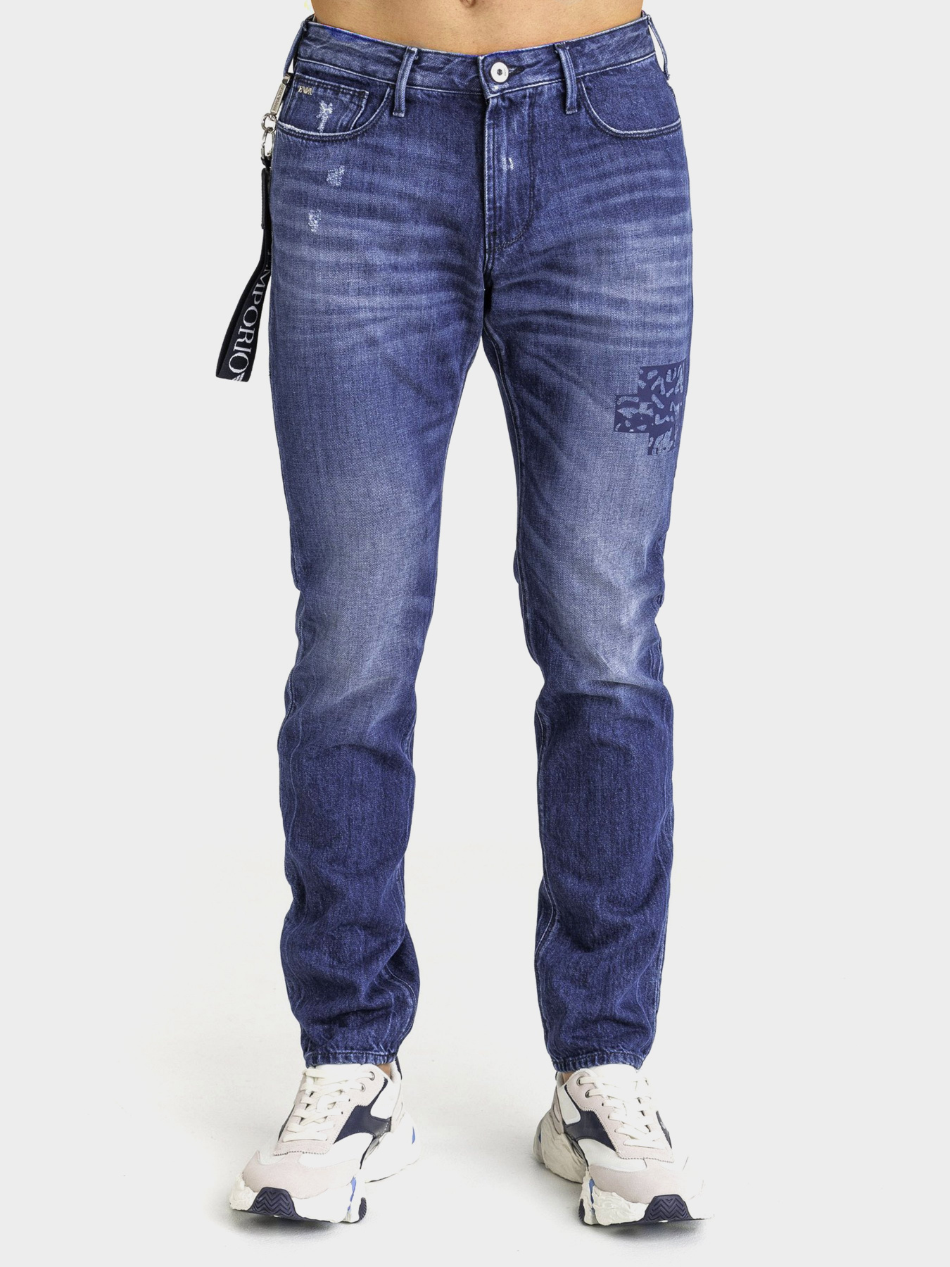 Зауженные джинсы Emporio Armani Slim модель 3H1J06-1DA1Z-0942 Фото