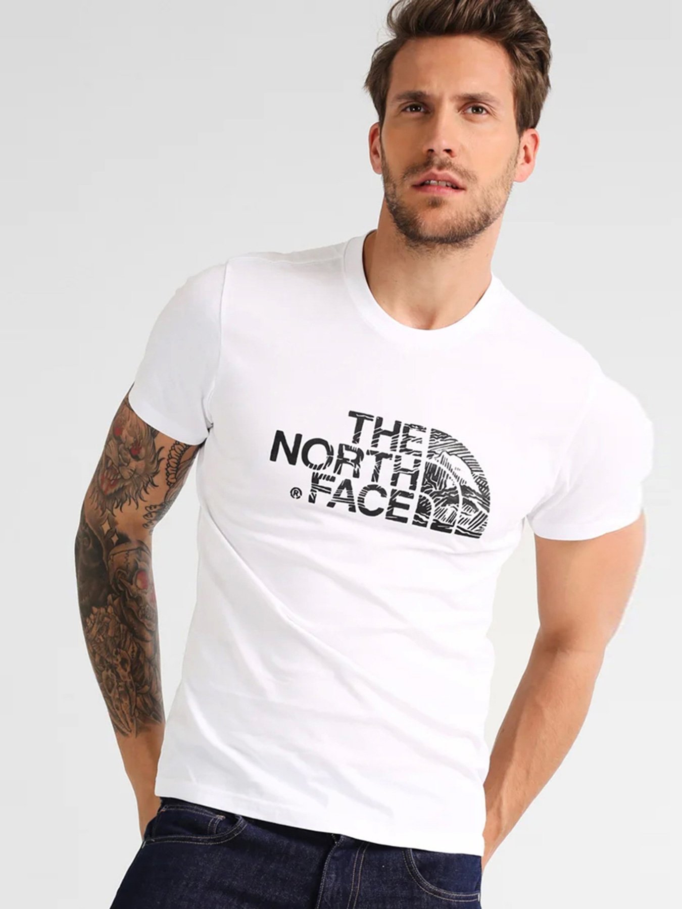 Футболки и поло The North Face Woodcut Dome модель NF00A3G1LA91 Футболки и поло The North Face Woodcut Dome модель NF00A3G1LA91 Фото