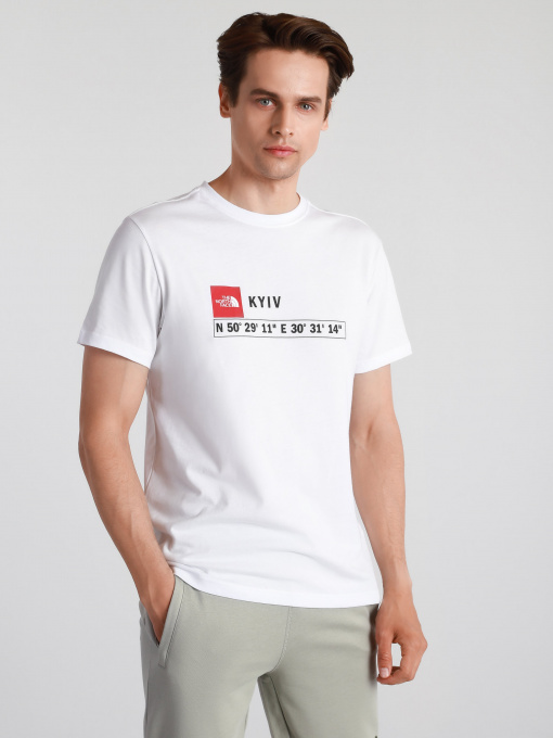 Футболка The North Face GPS Kyiv модель NF0A55B7FN41 Фото