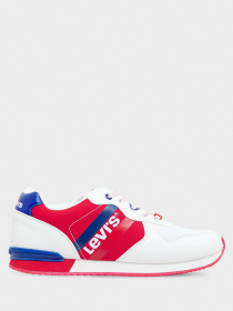 Кросівки для спорту Levi's модель VSPR0021T WHITE RED 0079 Кросівки для спорту Levi's модель VSPR0021T WHITE RED 0079 Фото
