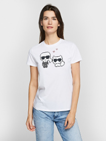 Футболки и поло Karl Lagerfeld модель 201W1723_100_0041 Фото