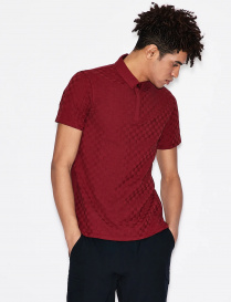 Поло с коротким рукавом Armani Exchange модель 3HZFFD-ZJ7EZ-1701 Фото