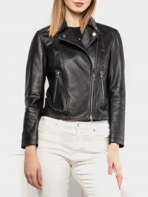 Куртка кожаная Emporio Armani модель 0NB60P-02P07-999 Фото