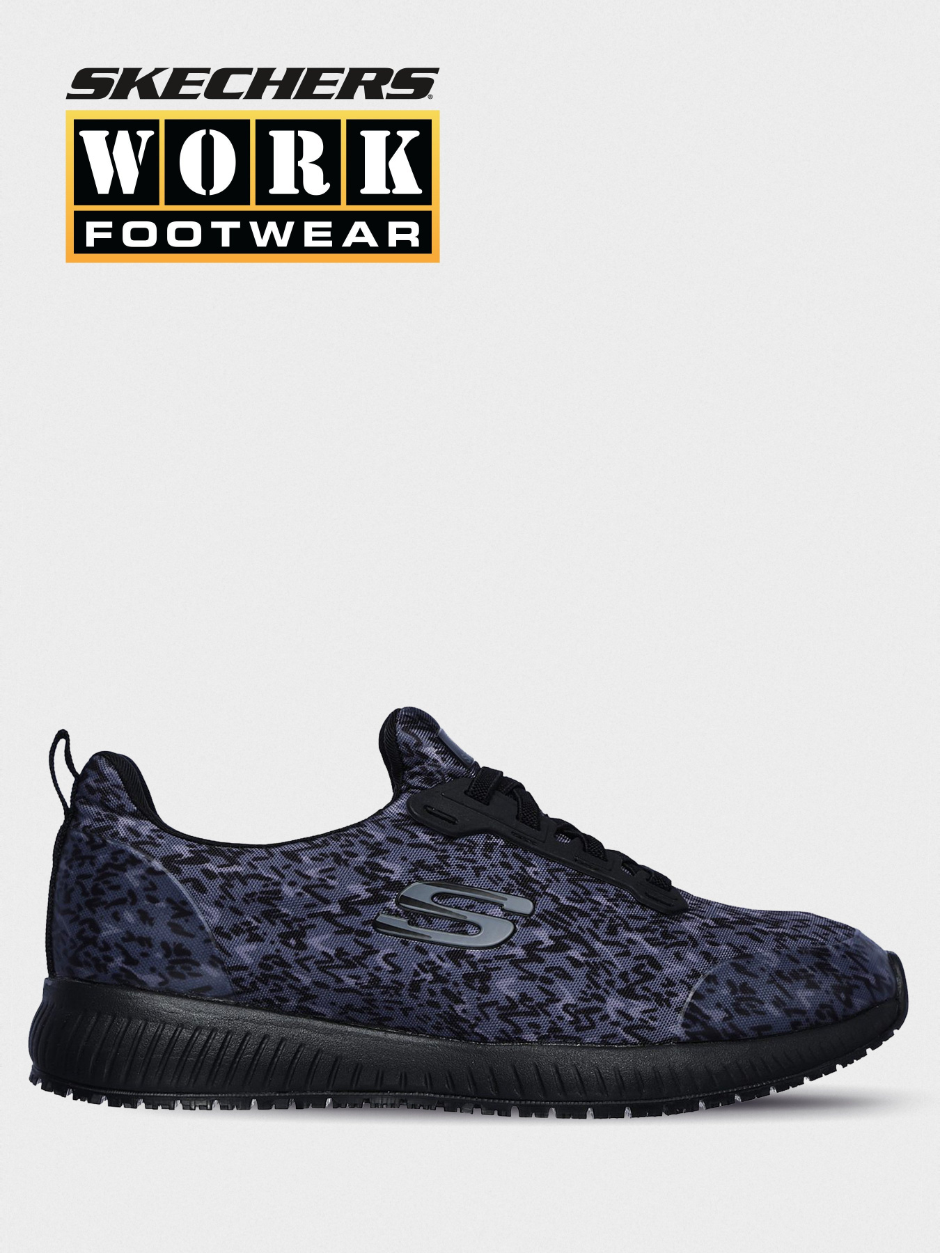 Кросівки для роботи Skechers Work Relaxed Fit: Squad SR - Ankey модель 77259 CCBK Фото