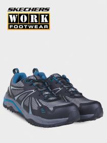 Напівчеревики Skechers Work Azbar модель 77541 BKBL Фото