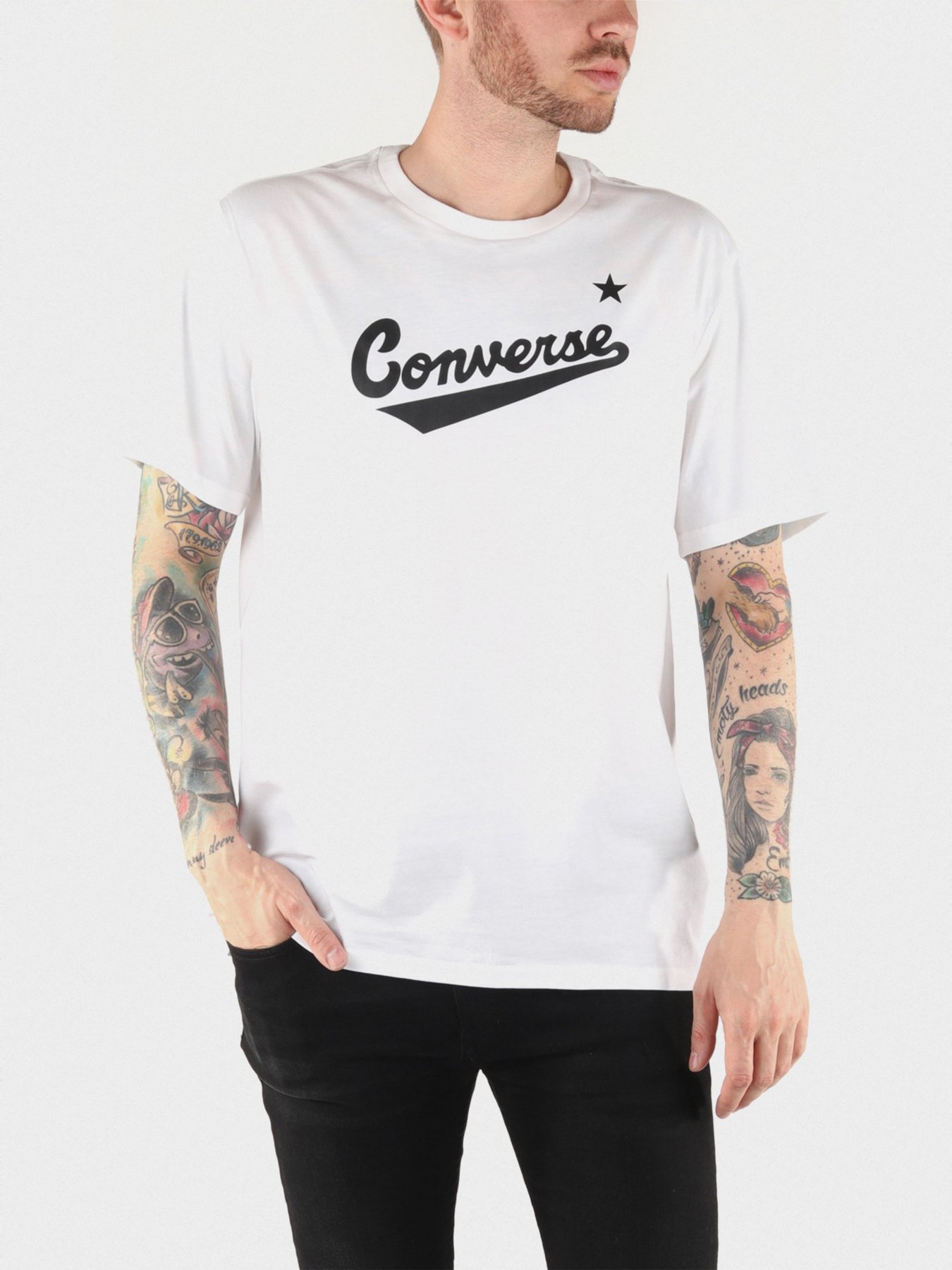 Футболки і поло CONVERSE Chuck Taylor модель 10018235-102 Фото