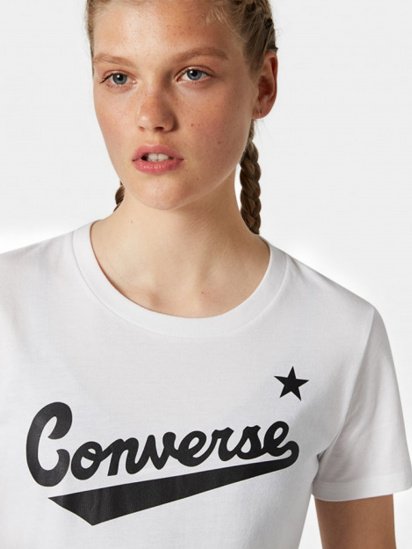 Футболки і поло CONVERSE Center Front Logo модель 10018268-102 — фото 4 - INTERTOP