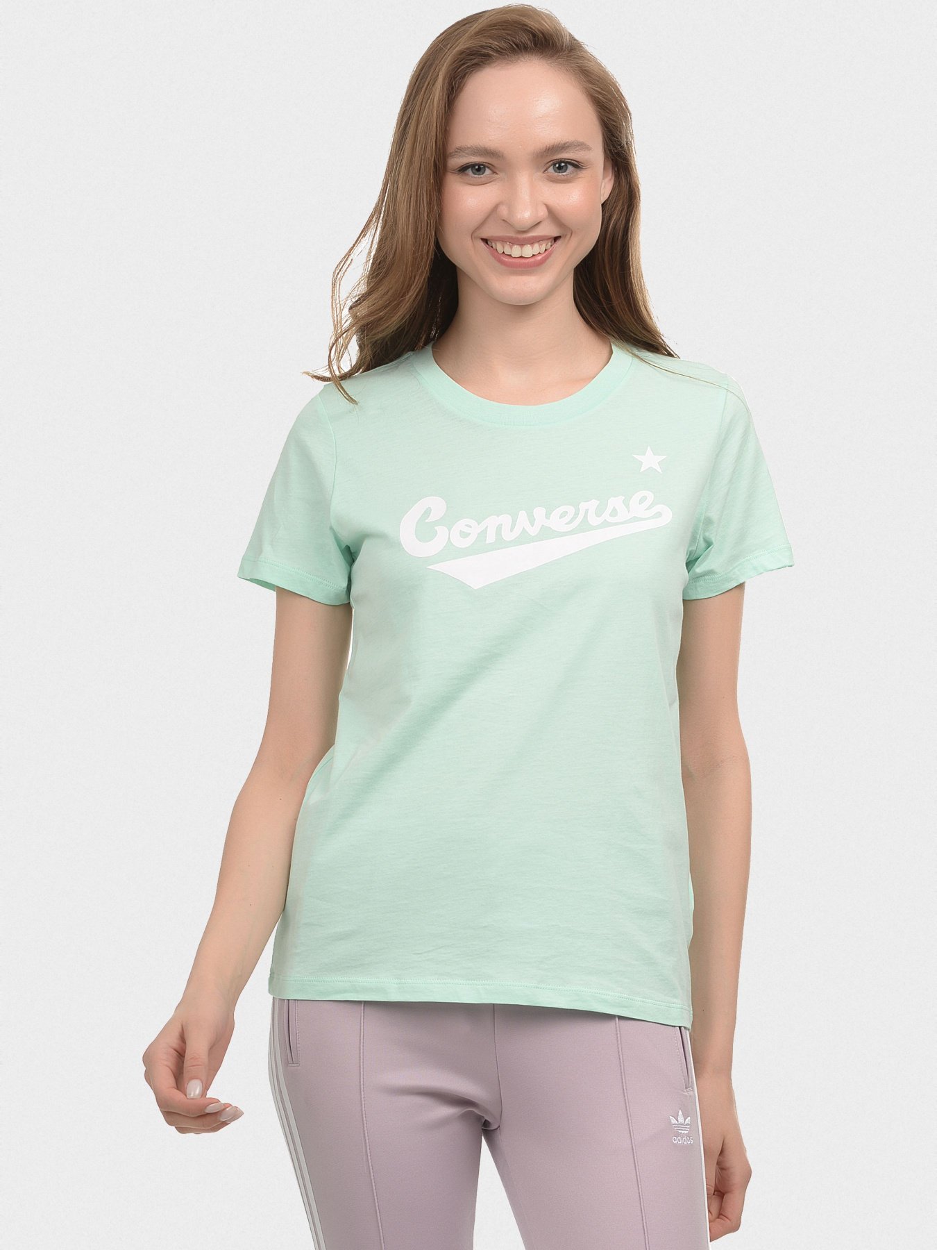 Футболки і поло CONVERSE Center Front Logo модель 10018268-316 Фото