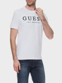 Футболки і поло GUESS модель M01I54-J1300-TWHT Фото