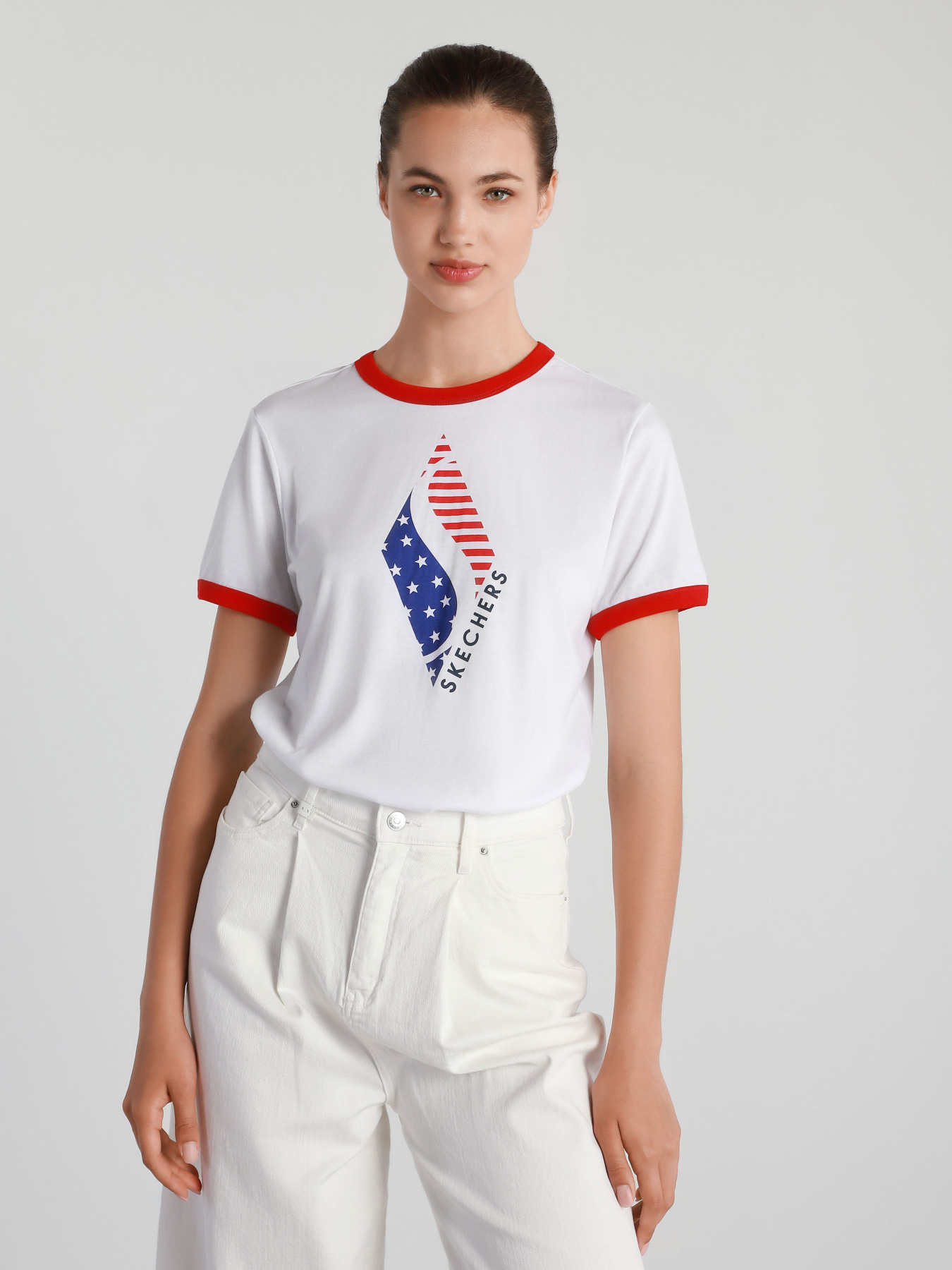 Футболка Skechers RESCUED RINGER модель W2TS206 WHT Фото