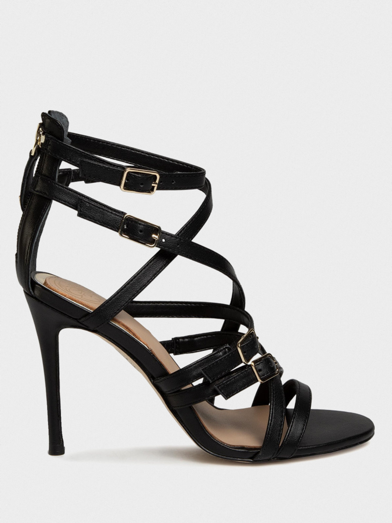 Босоножки GUESS модель FL6KIA-LEA03-BLKWH Фото