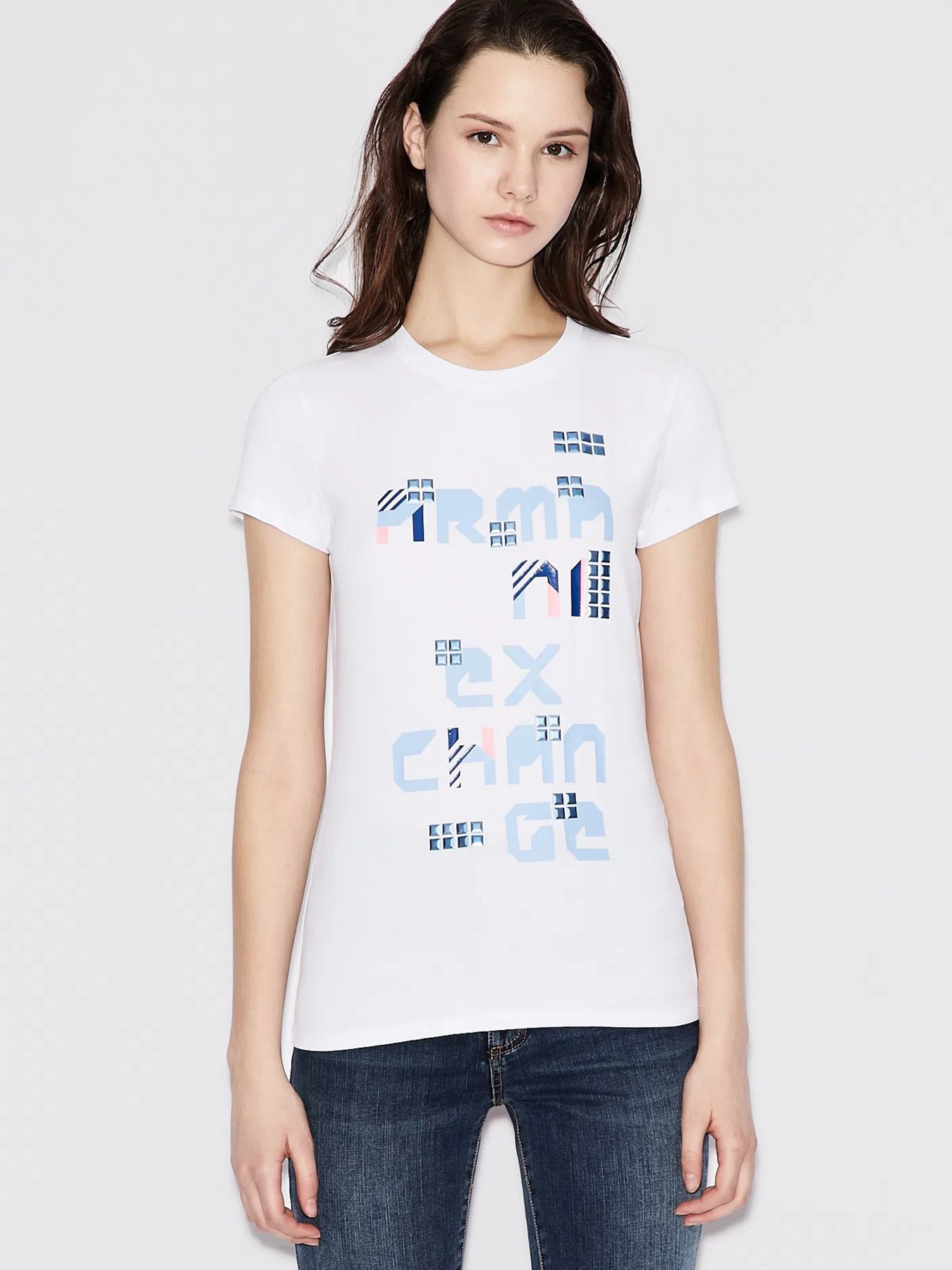 Футболка Armani Exchange модель 3HYTAV-YJC7Z-1000 Фото