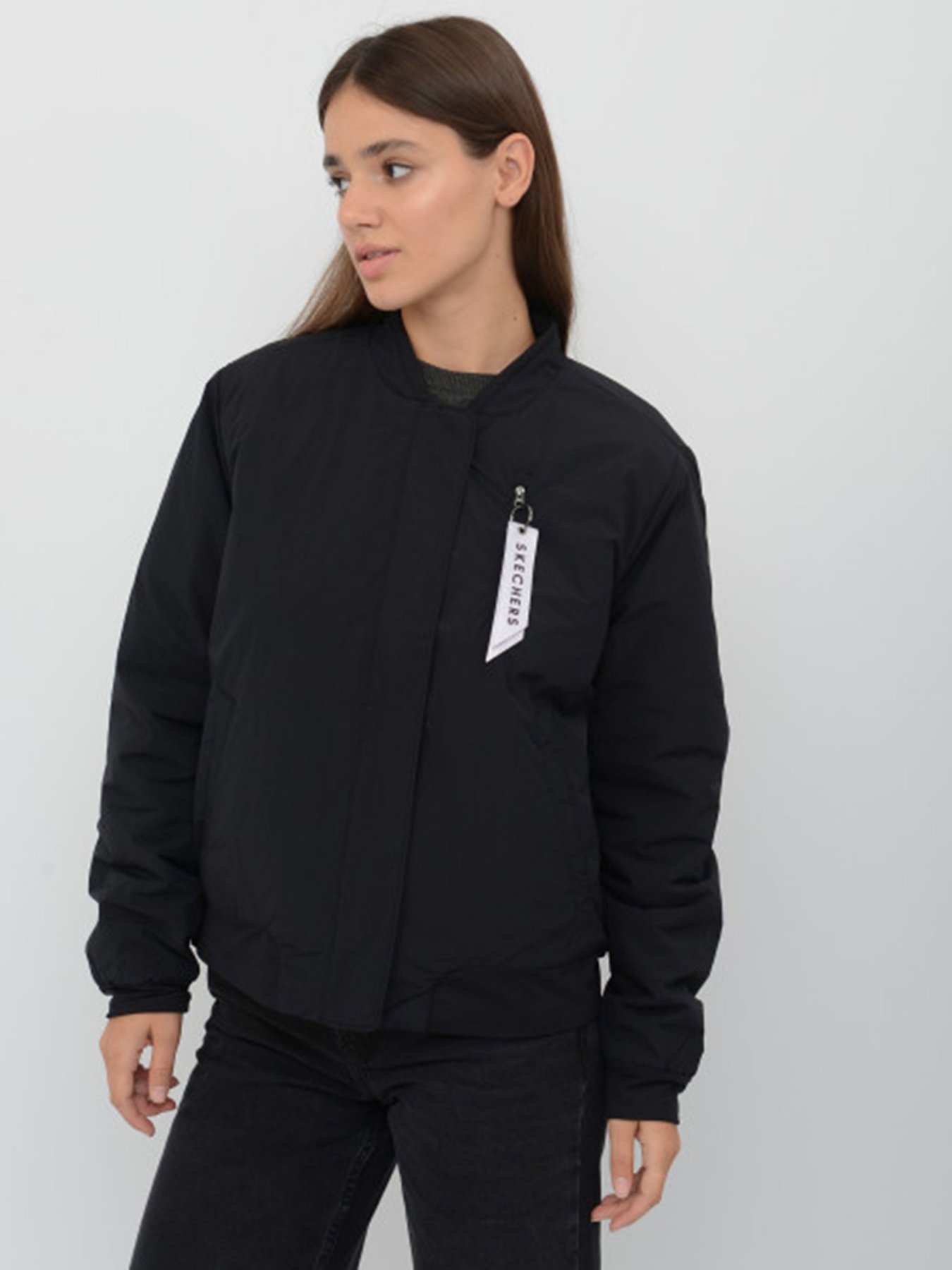 Бомбер Skechers модель W3JA155 BLK Фото