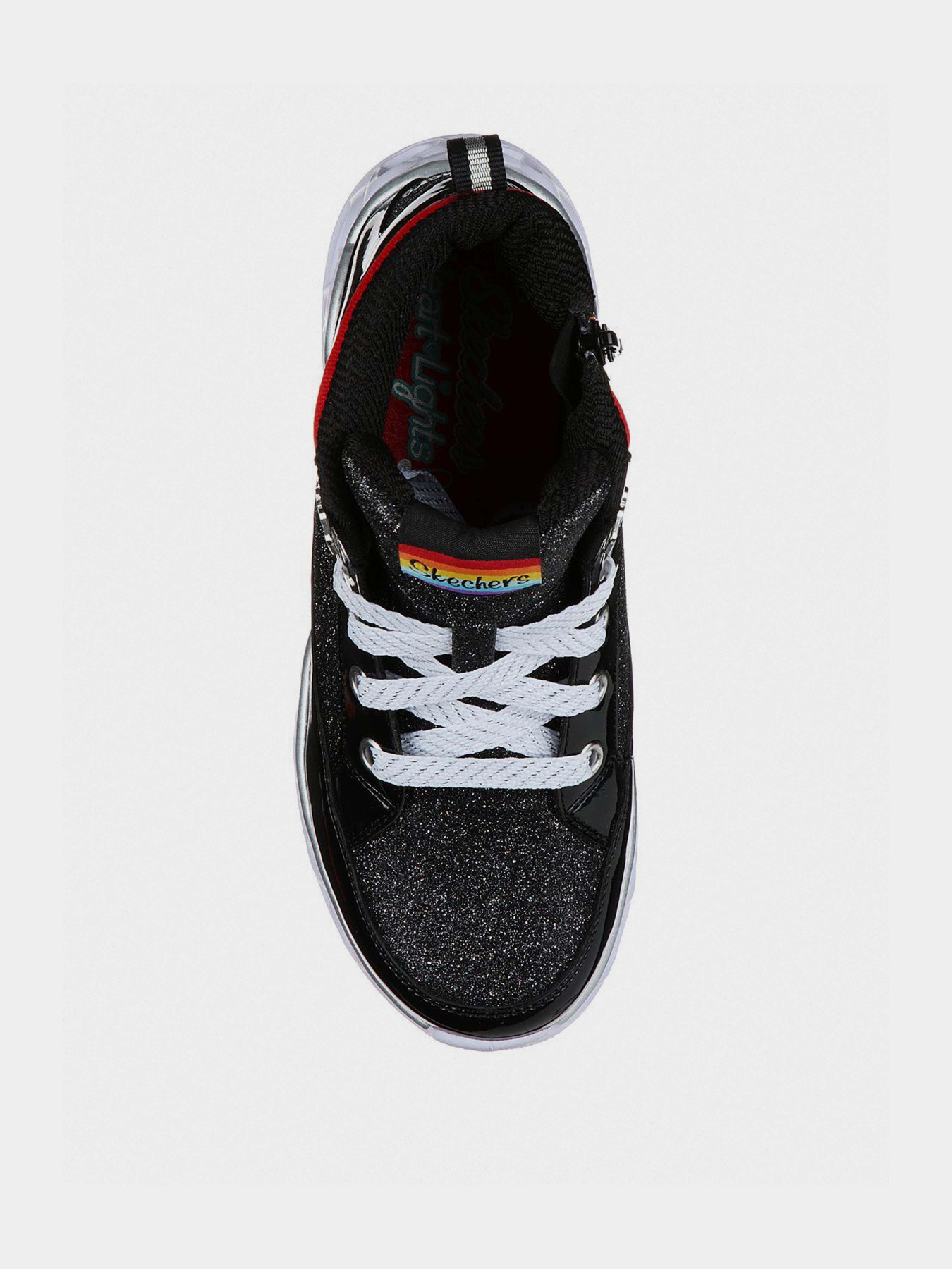 Черевики Skechers S Lights: Heart Lights - Rainbow Diva модель 20272L BKMT Черевики Skechers S Lights: Heart Lights - Rainbow Diva модель 20272L BKMT Фото