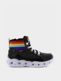 Ботинки Skechers S Lights: Heart Lights - Rainbow Diva модель 20272L BKMT Фото
