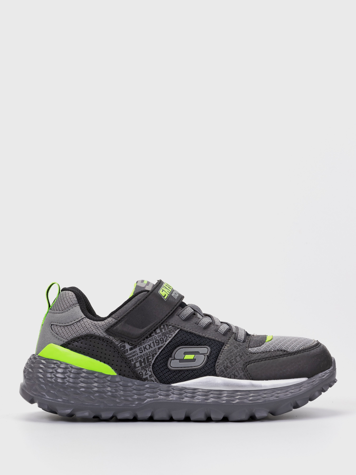 Кроссовки повседневные Skechers MONSTER модель 403684L BKGY Фото