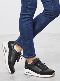 Кроссовки Skechers Street Uno - Solid Air модель 155132 BLK Фото