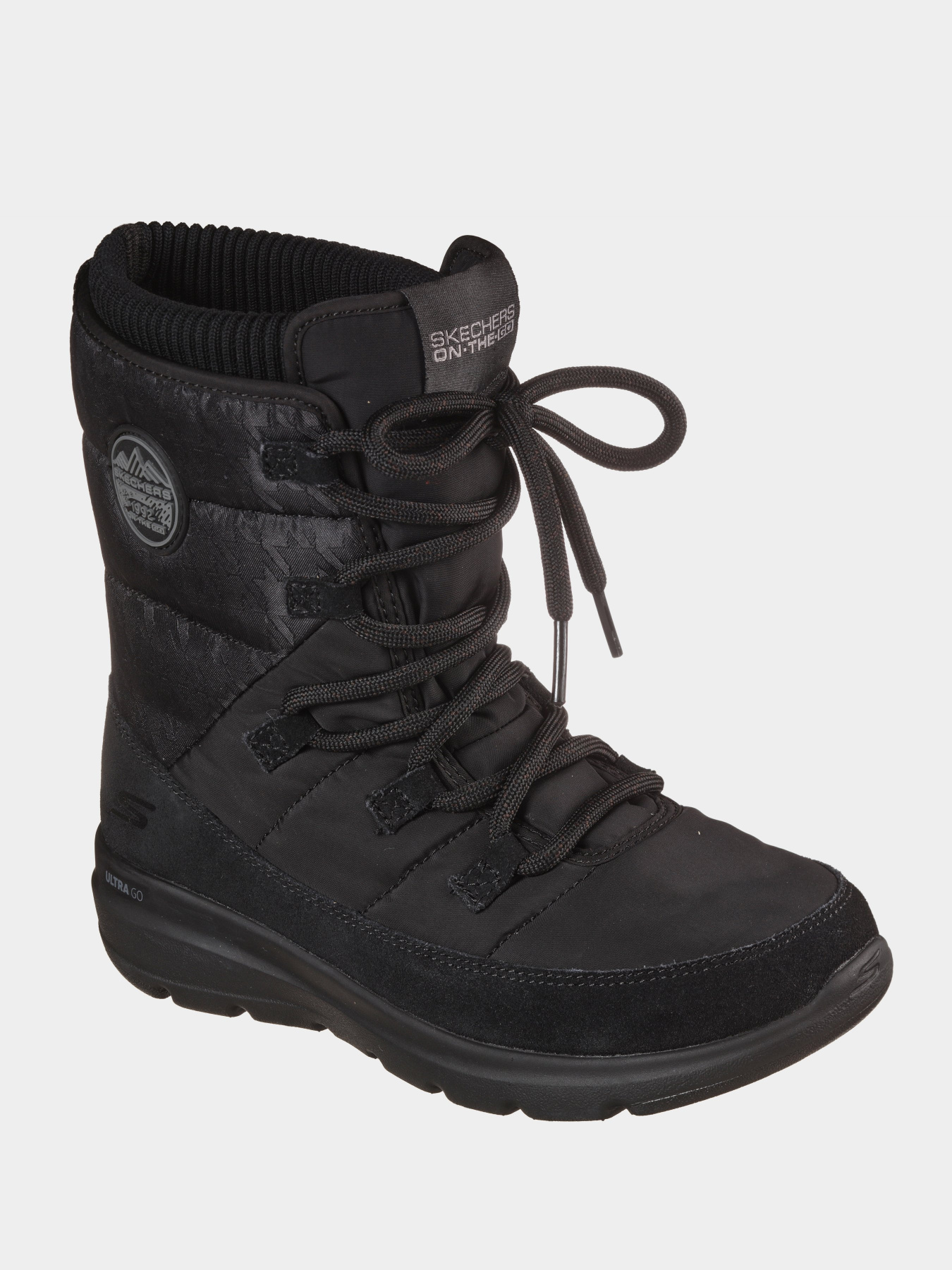 Чоботи дутики Skechers Glacial Ultra - Continental модель 144157 BBK Фото