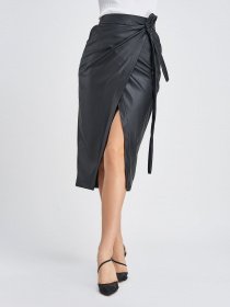 Юбки ISSA Plus модель 11278_черный Фото