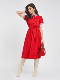 Платья ISSA Plus модель 11439_красный Фото