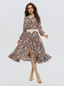 Сукні ISSA Plus модель 11564_коричневый Фото