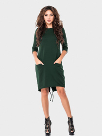 Платья ISSA Plus модель 9011_зеленый Фото