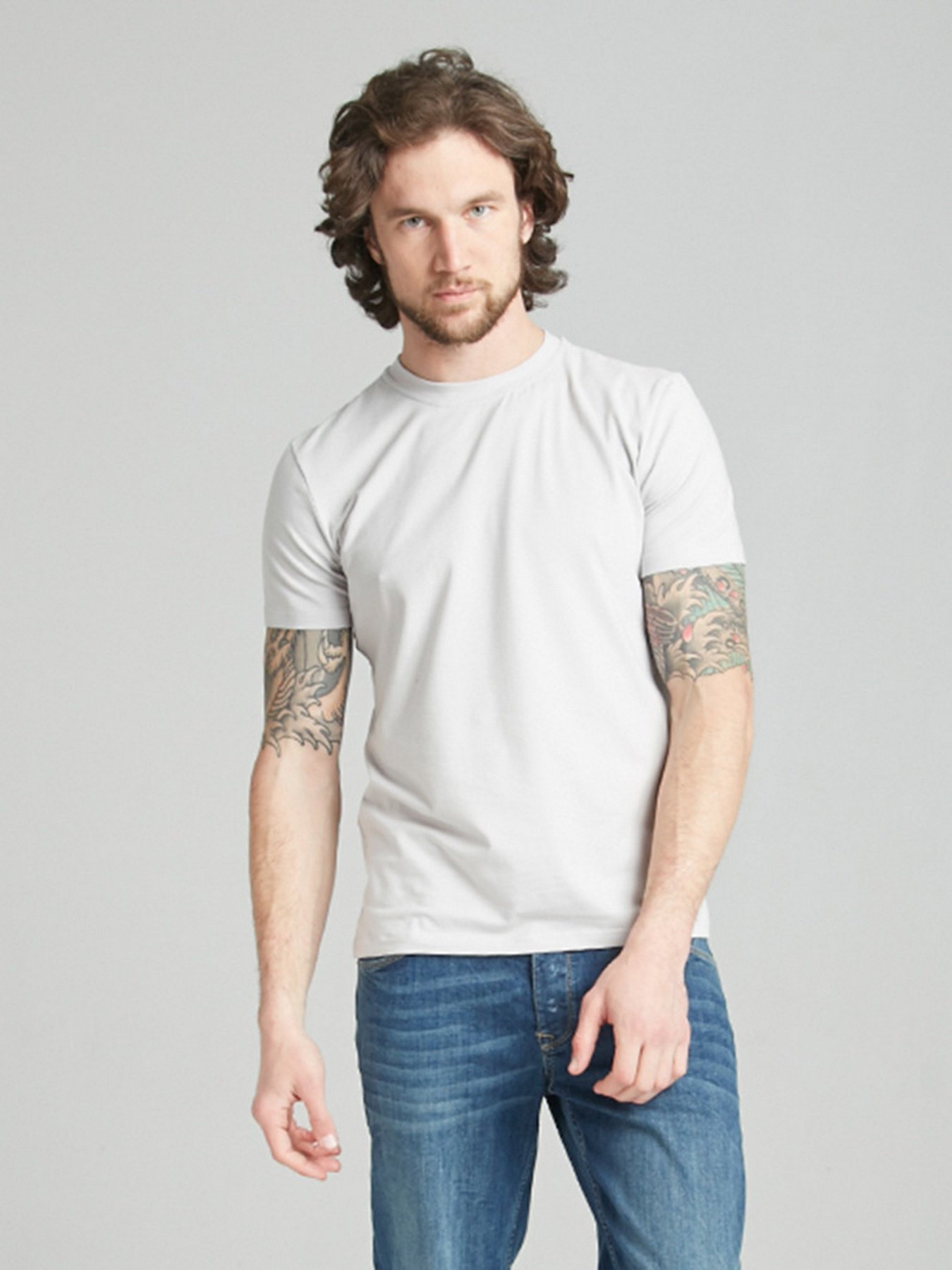 Футболки і поло Promin модель 1012-11 Світло сірі Фото