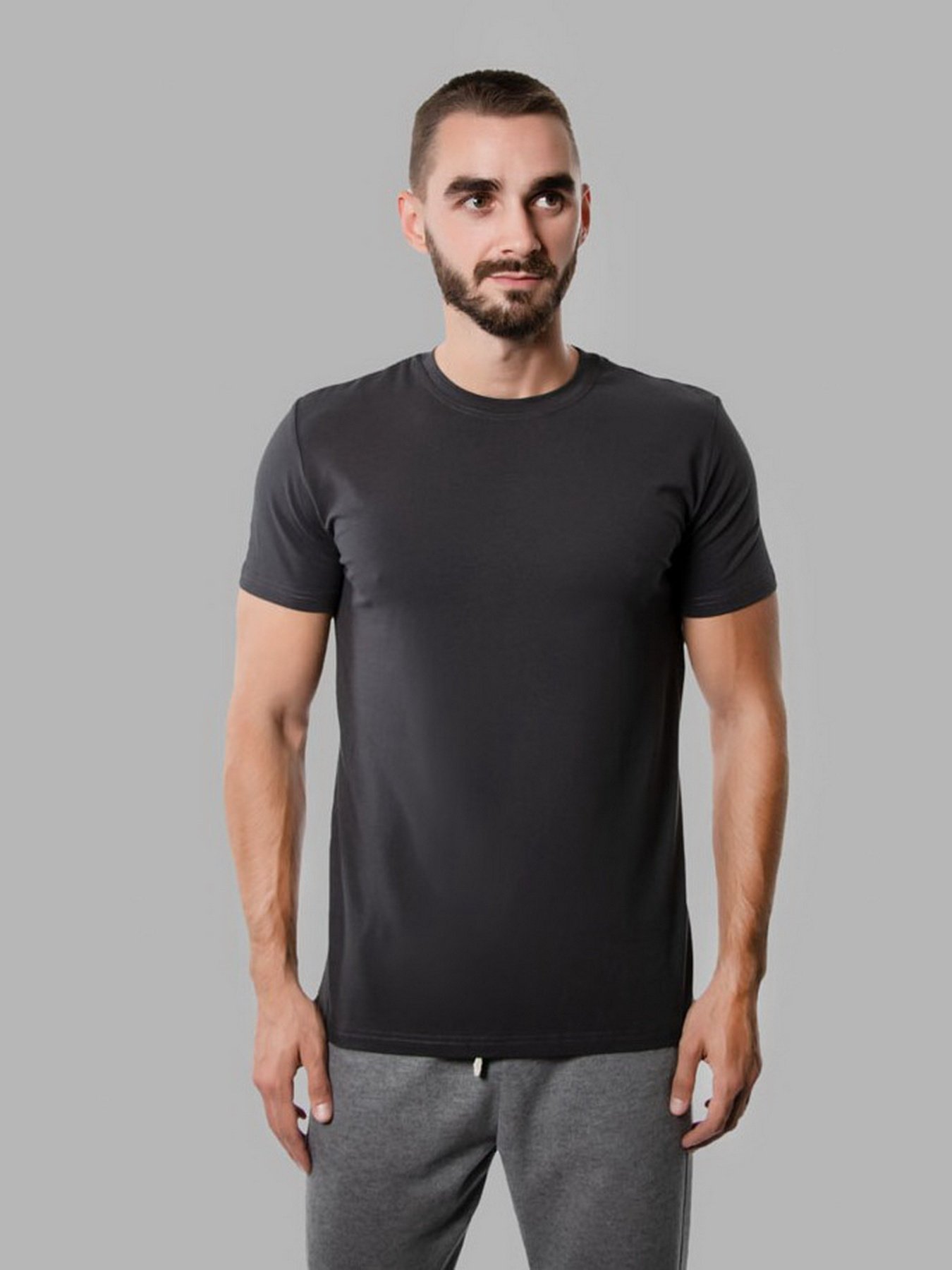 Футболки і поло Promin модель 1012-11 Т.СІРИЙ Фото