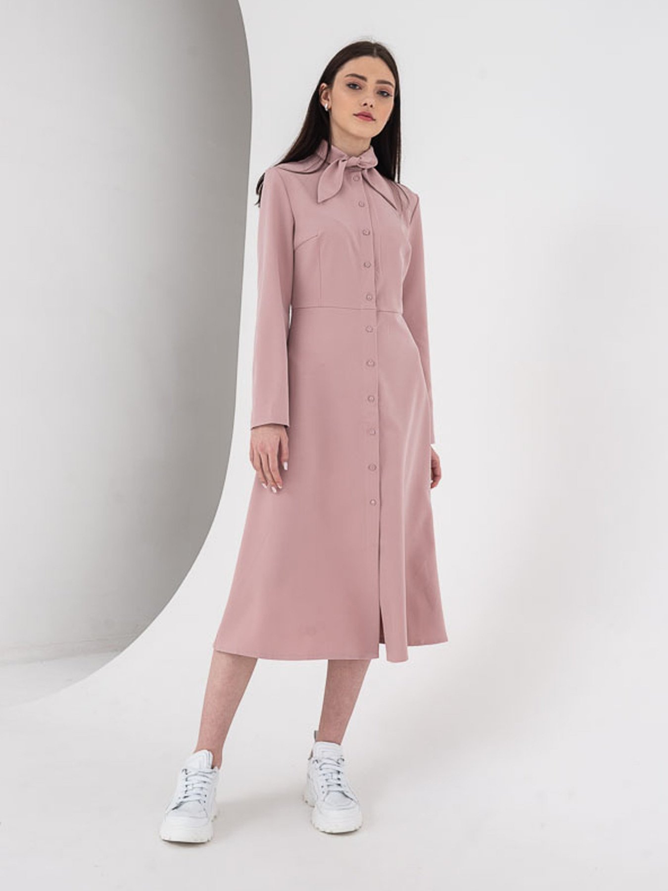 Платья VOVK модель 07239 фрезовий Фото