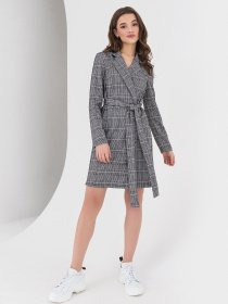 Платья VOVK модель 07184 клітинка Платья VOVK модель 07184 клітинка Фото