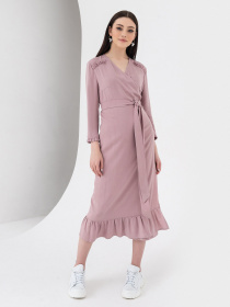 Платья VOVK модель 07488 фрезовий Платья VOVK модель 07488 фрезовий Фото