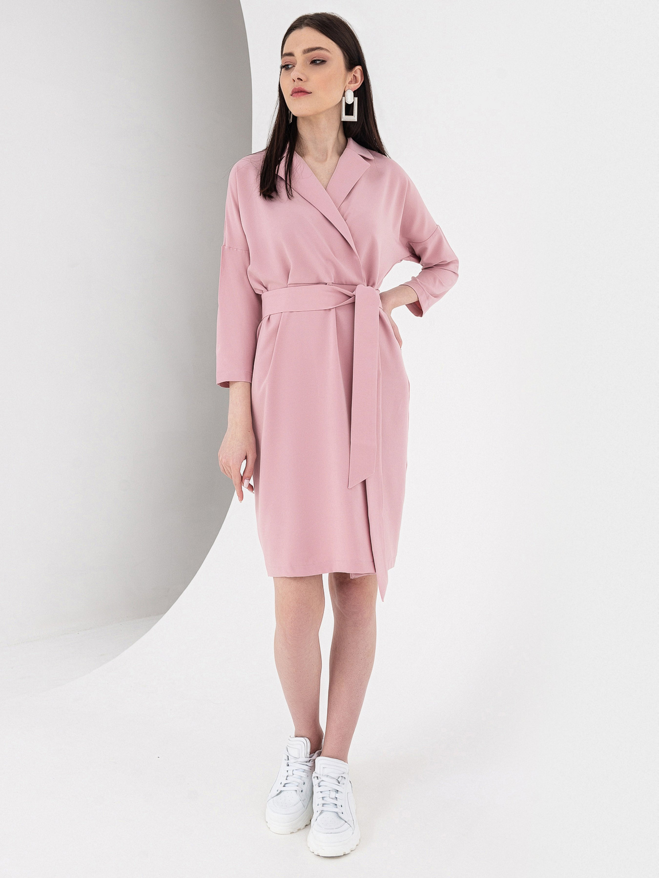 Платья VOVK модель 07385 фрезовий Фото