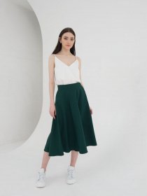 Юбки VOVK модель 08570 смарагдовий Фото