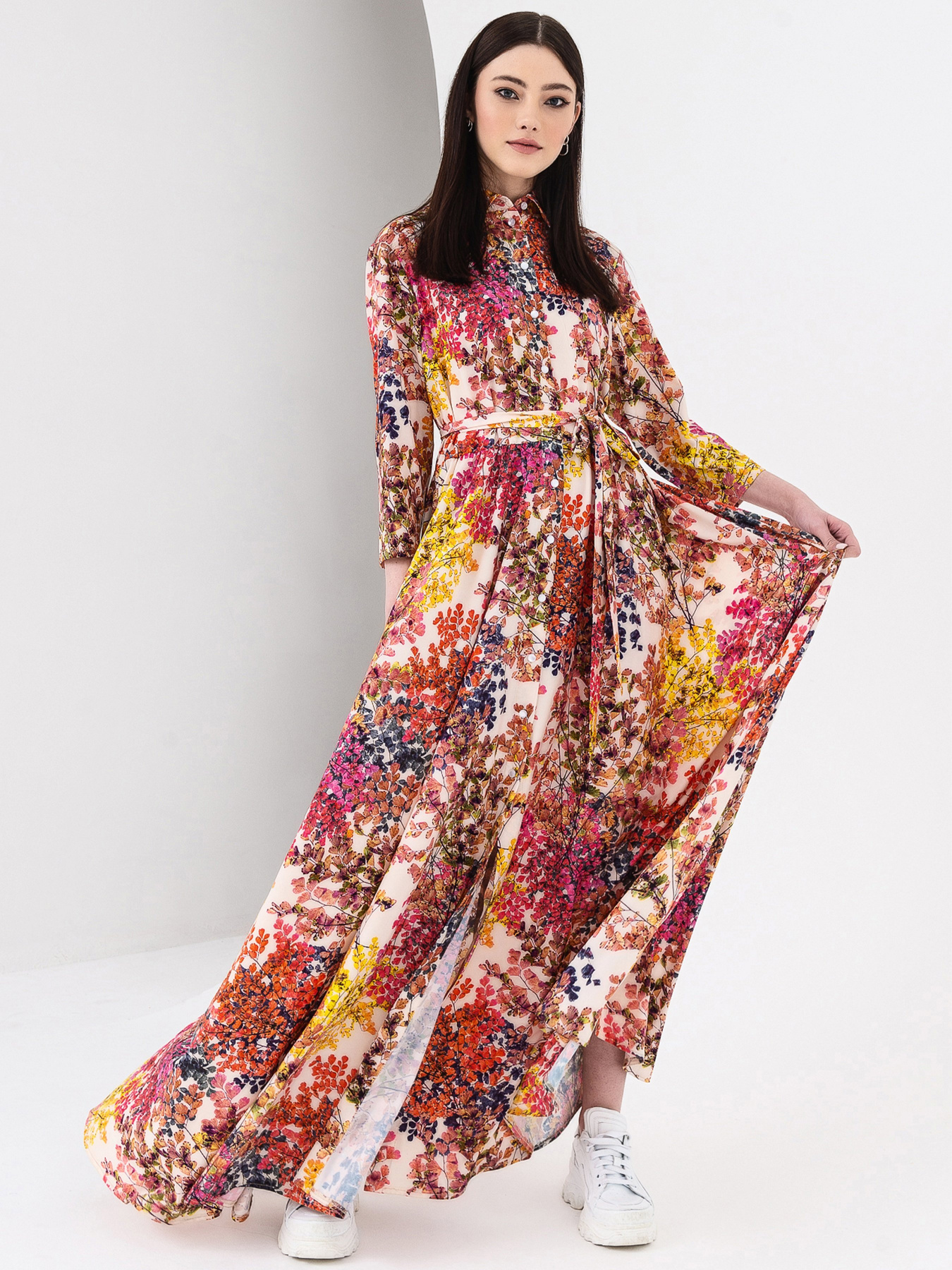 Платья VOVK модель 08116 принт Фото