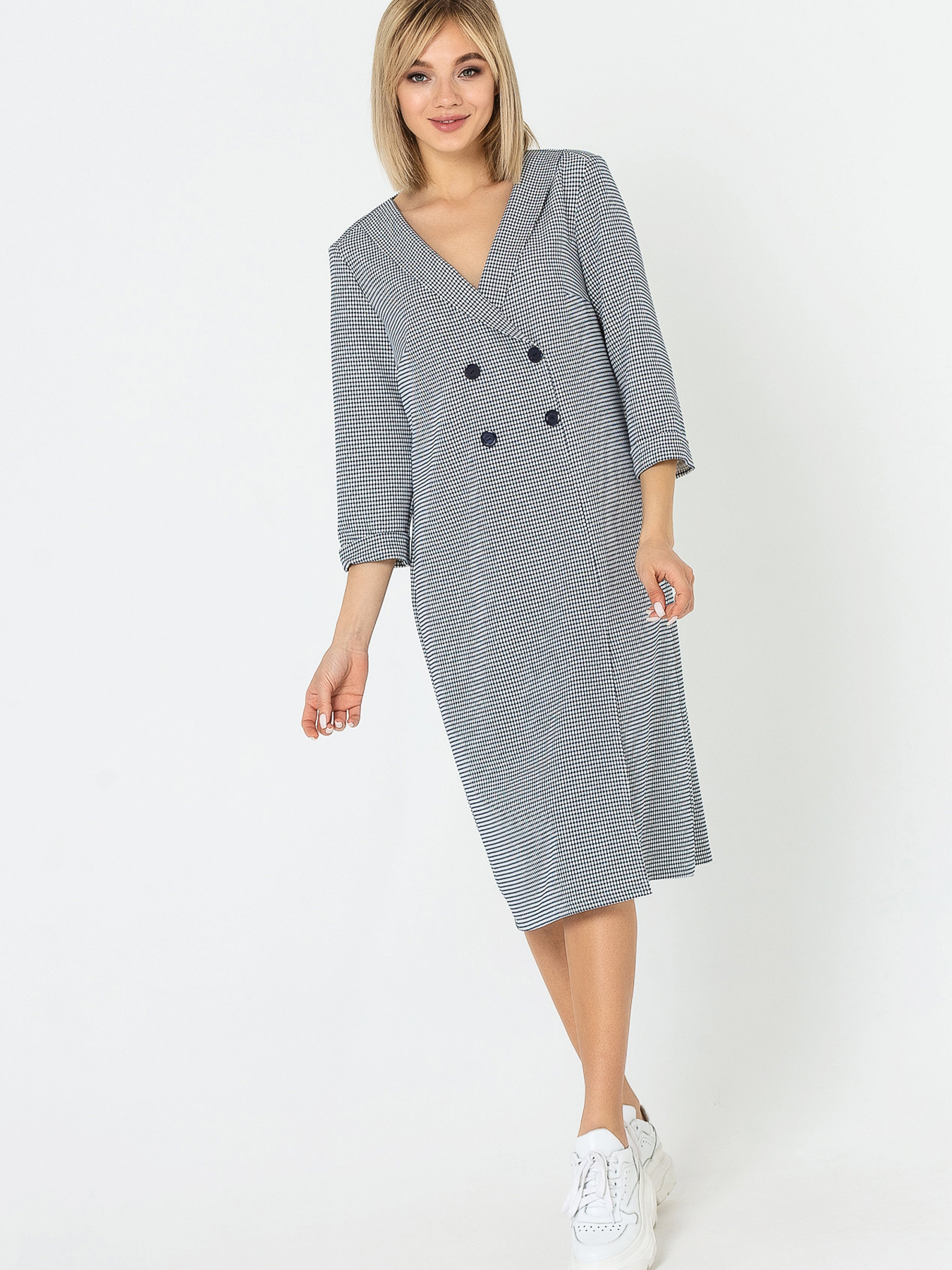 Платья VOVK модель 05574 графітовий Фото